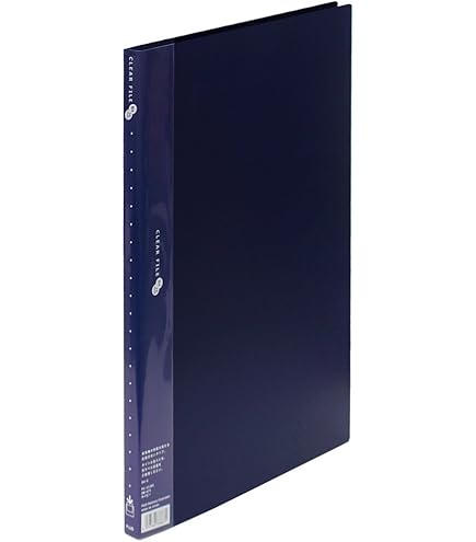 Amazon.co.jp: リヒトラブ クリヤーブック B4 40ポケット 青 G3212-8